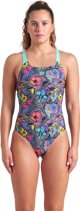 Γυναικείο Μαγιό WOMEN'S ARENA VIVID REPEAT SWIMSUIT SWIM