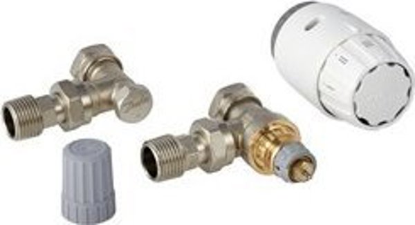 Danfoss RAS-C2 Σετ Θερμοστατικής Κεφαλής Καλοριφέρ 013G6005 - Λευκό/Μεταλλικό