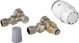 Danfoss RAS-C2 Σετ Θερμοστατικής Κεφαλής Καλοριφέρ 013G6005 - Λευκό/Μεταλλικό