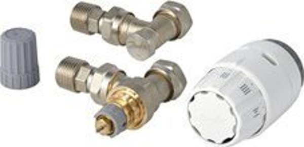 Danfoss RAS-C2 Σετ Θερμοστατικής Κεφαλής Καλοριφέρ 013G6005 - Λευκό/Μεταλλικό