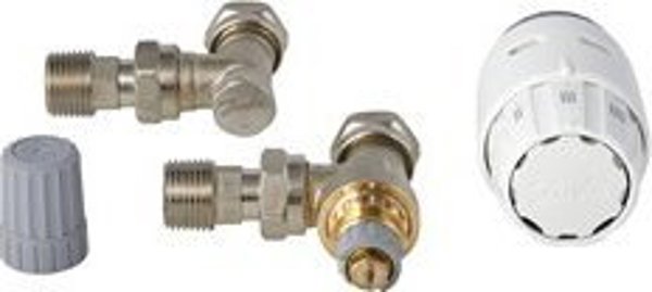 Danfoss RAS-C2 Σετ Θερμοστατικής Κεφαλής Καλοριφέρ 013G6005 - Λευκό/Μεταλλικό