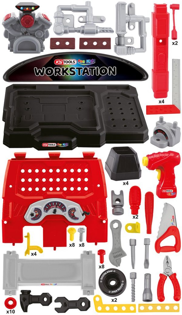 Darbastalis vaikiškas KS TOOLS, KS Tools