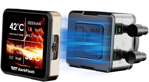darkFlash EXPLORE DE360 υδρόψυξη επεξεργαστή all-in-one 12 cm μαύρο