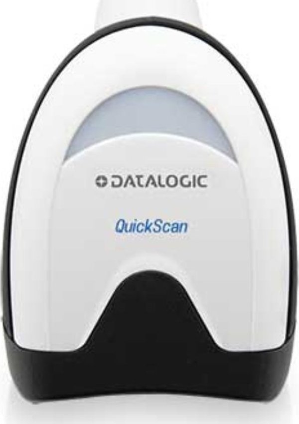 Datalogic QuickScan QD2590 Barcode Scanner, 2D Imager, Ενσύρματο, USB, Λευκό, Kit