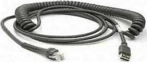 Καλώδιο Datalogic, USB, Τύπου A, Σπειροειδές,