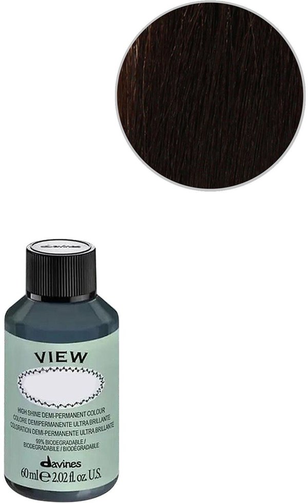 Davines, View, Demi-Permanent Hair Dye, 3.51 , 60 ml For Women
