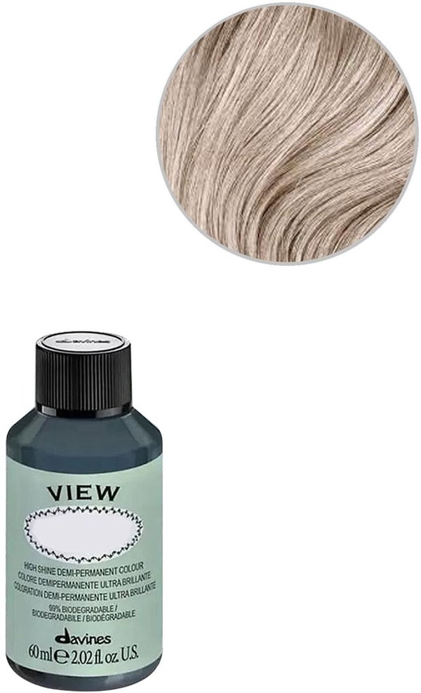 Davines, View, Demi-Permanent Hair Dye, 10.21 , 60 ml For Women