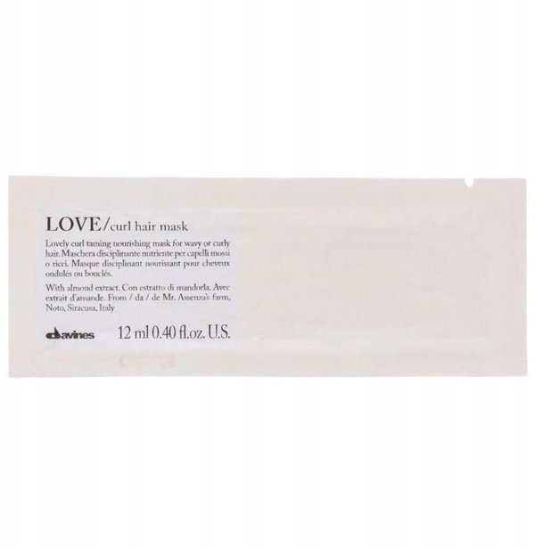 Davines Davines, Love, Hair Treatment Cream Mask, 12 pcs, 12 ml Unisex