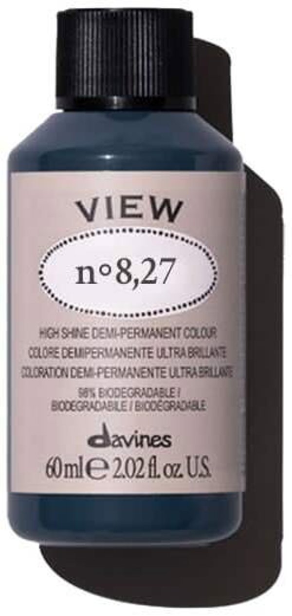 Davines, View, Demi-Permanent Hair Dye, 8.27 , 60 ml For Women