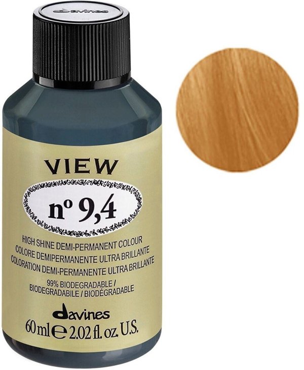 Davines, View, Demi-Permanent Hair Dye, 9.4 , 60 ml For Women