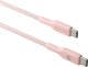 dbramante1928 re-charge - USB-Kabel - 24 pin USB-C (M) zu 24 pin USB-C (M) - 1.5 m - geflochtener Kabel, USB-C Power Delivery (60W) - pink