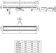 Deante Γραμμική αποχέτευση με σχάρα 90cm (KOS 009D) 9500751 5907650811268