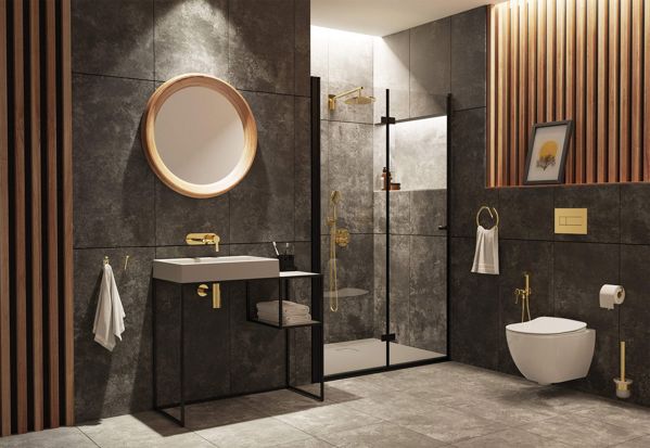 Deante Correo Ελεύθερη Κονσόλα Μπάνιου 90x40cm, Αρθρωτή, Ρυθμιζόμενα Πόδια