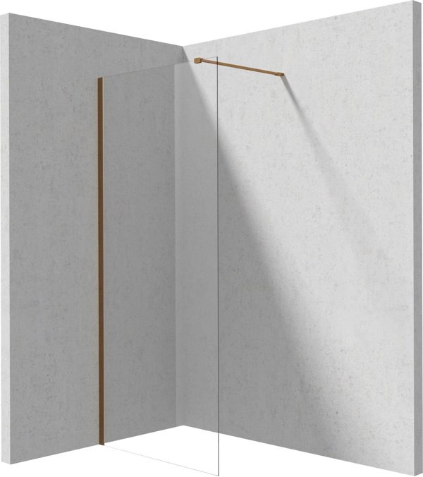 Deante Πλαϊνό Πάνελ Ντους Walk-In, 110 cm, Διάφανο Κρύσταλλο Ασφαλείας