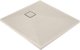 Deante KQR 541B Τετράγωνη Ντουζιέρα Γρανίτη 90x90 cm, Μαύρη