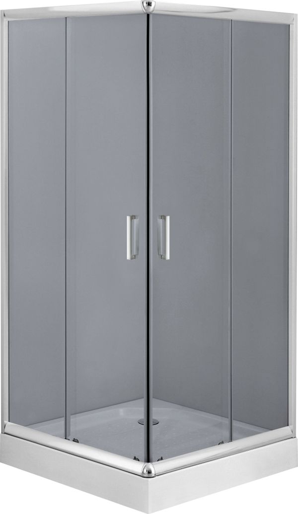 Deante καμπίνα Funkia τετράγωνη με γυαλί γραφίτη 80x80 cm