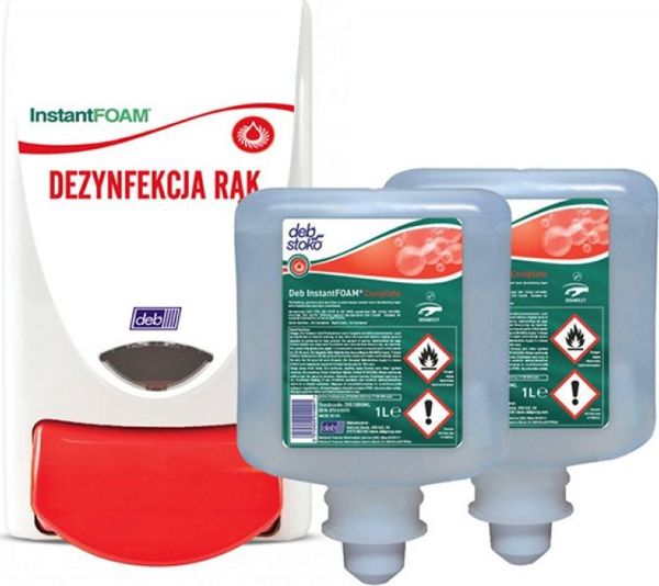 DEB Αφρώδες απολυμαντικό DEB Instatn Foam Complete, ανταλλακτικό για διανομέα, 1000ml
