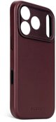 Decoded Leather Backcover skorzana obudowa ochronna do iPhone 17 Pro kompatybilna z MagSafe dark ruby