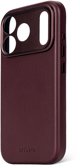Decoded Leather Backcover skorzana obudowa ochronna do iPhone 17 Pro kompatybilna z MagSafe dark ruby