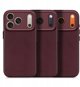 Decoded Leather Backcover skorzana obudowa ochronna do iPhone 17 Pro kompatybilna z MagSafe dark ruby