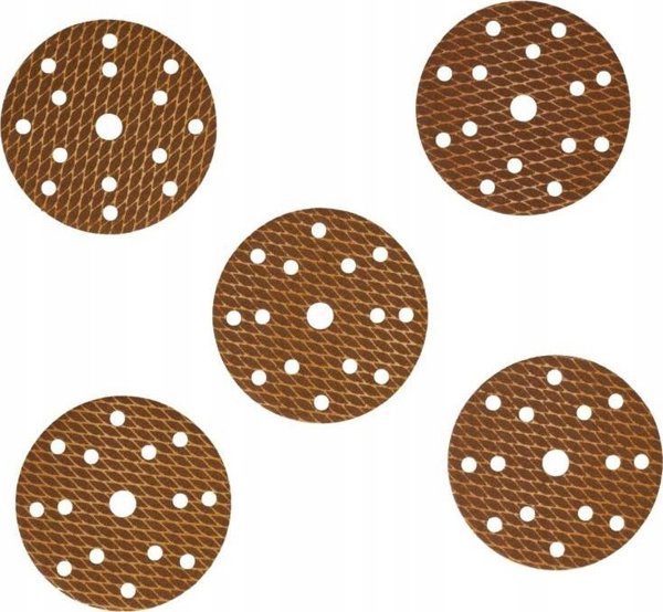 Dedra Δίσκοι Λείανσης Anti-clogg 180mm, #180, velcro, σετ 5 τεμαχίων