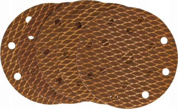 Dedra Δίσκοι Λείανσης Anti-clogg 180mm, #180, velcro, σετ 5 τεμαχίων