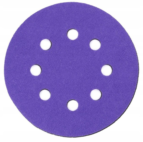 Dedra Tarczki scierne ceramiczne 125mm, #60, rzep, kpl 5szt
