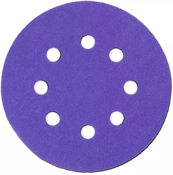 Dedra Κεραμικοί Τροχοί Λείανσης 125mm, #800, με Velcro, σετ 5 τεμαχίων