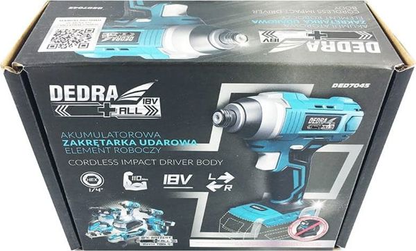 Dedra DED7045 Παλμικό Κατσαβίδι Μπαταρίας 18V, 110Nm, 1/4"