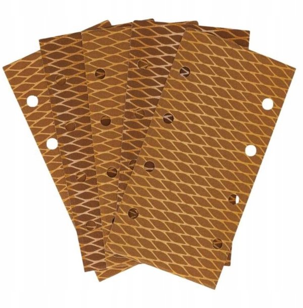 Dedra Χαρτί Λείανσης Anti-clogg #180, 92x182mm, με Βέλκρο, 5 τεμ