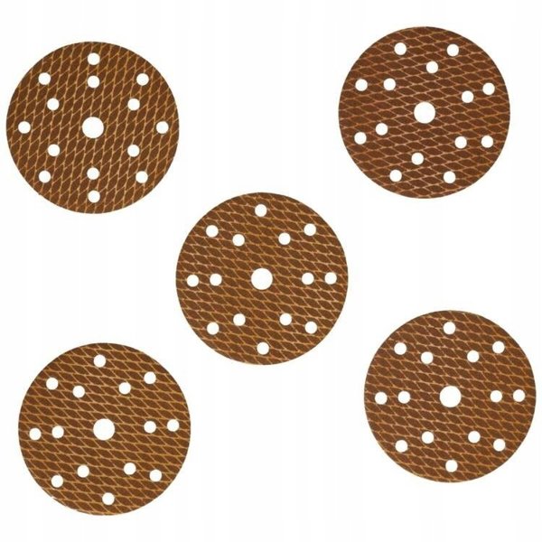 Dedra Tarczki scierne Anti-clogg 180mm, 150, rzep, zestaw 5szt