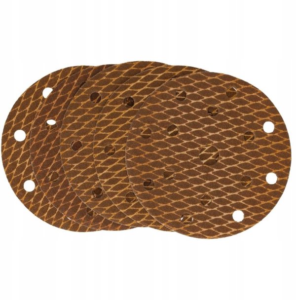 Dedra Tarczki scierne Anti-clogg 180mm, 150, rzep, zestaw 5szt