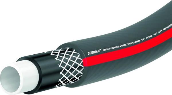 Dedra Waz ogrodowy PREMIUM 1/2"x30m, 4-warstwowy