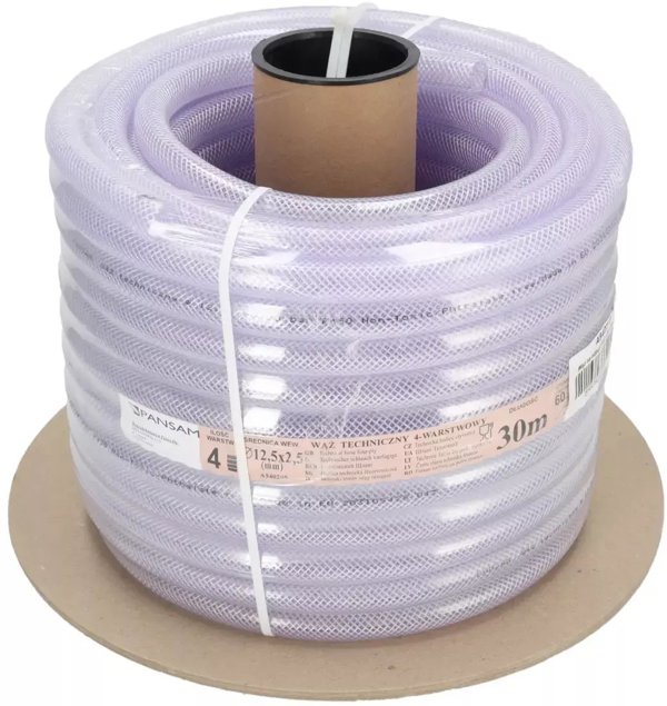 Dedra PVC σωλήνας σε τροχό 12x17mm 30m