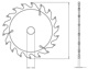 Dedra Δισκοπρίονο Ξύλου H30080, 300x30mm, 80 Δόντια, με Καρβίδιο