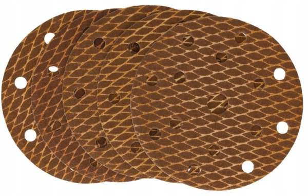 Dedra Tarczki scierne Anti-clogg 150mm, #220, rzep, zestaw 5szt