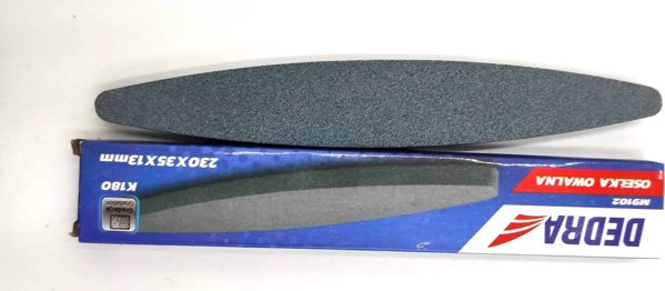 Ακονόπετρα Dedra M9102 Οβάλ, 230x35x13mm, Κοκκομετρία K180