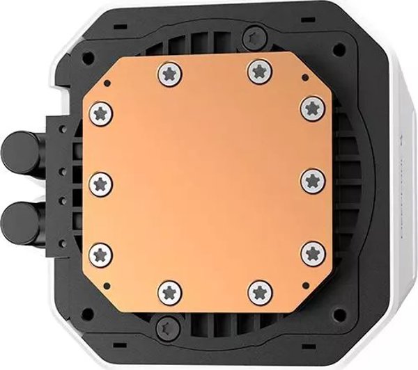 DeepCool LM240 WH Processor Ζεστάζντο ντο χλοτζένια πλύνιαμι 12 εκ Μπιάλυ 1 στρα.