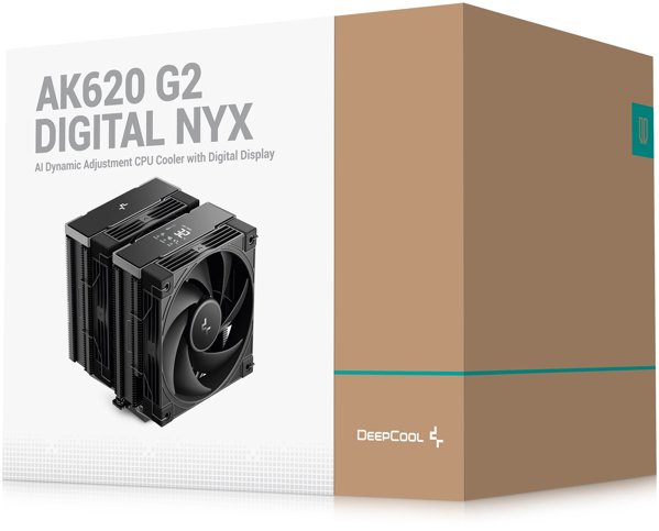 DeepCool AK620 G2 Digital NYX Ψύκτρα Αέρα 12 cm Μαύρη 1 τεμ.