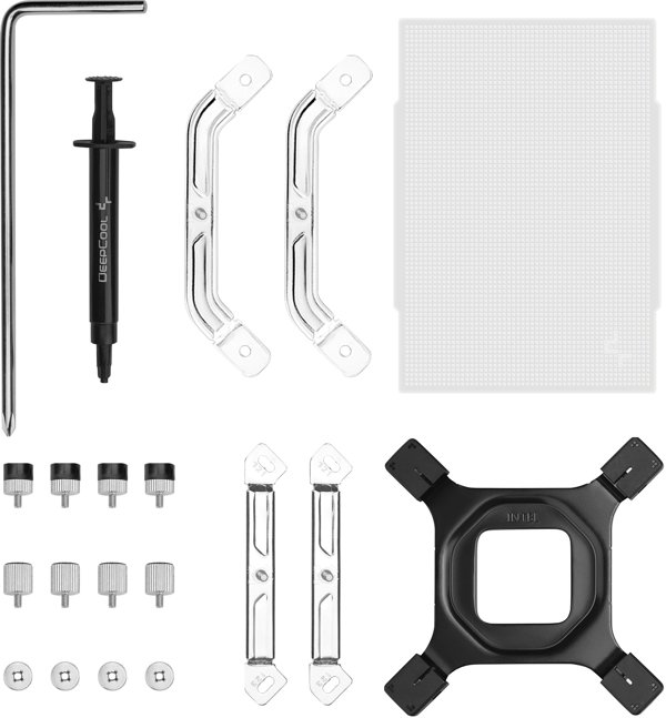 DeepCool AK500 G2 WH Αερόψυκτρο επεξεργαστή 12 cm Λευκό 1 τεμ.