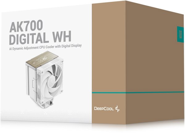 DeepCool AK700 Digital WH ψύκτρα αέρα 12 cm λευκή