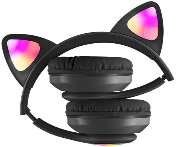 Defender Freemotion B585 Ακουστικά Bluetooth με LED, Μαύρο