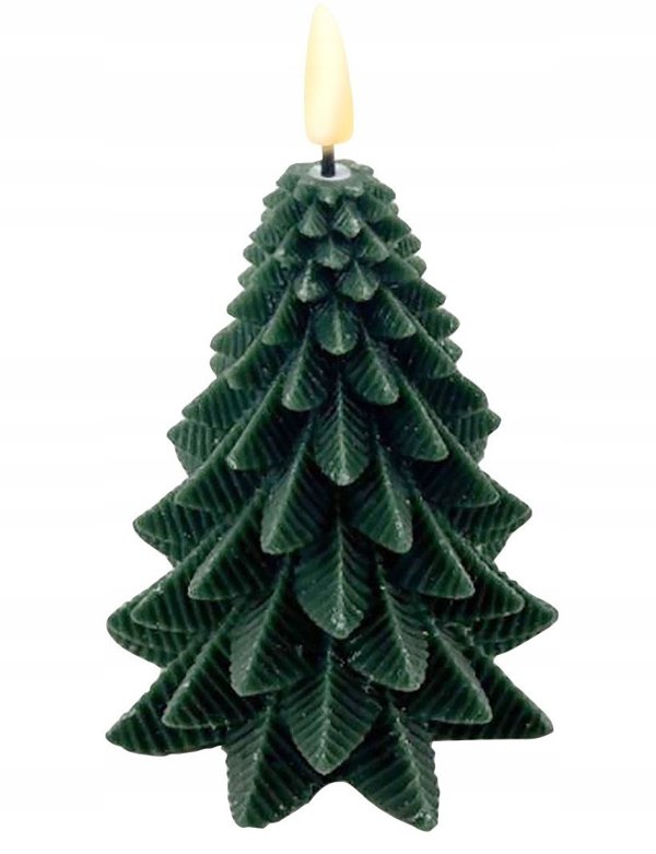 Χριστουγεννιάτικη διακόσμηση Beliani NIKOLAO Κερί Led 11x11xh15cm