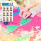 Craft With Fun Χριστουγεννιάτικα 3D Αυτοκόλλητα Τάρανδος, Διακοσμητικά Στολίδια Χειροτεχνίας, 9 Τεμάχια