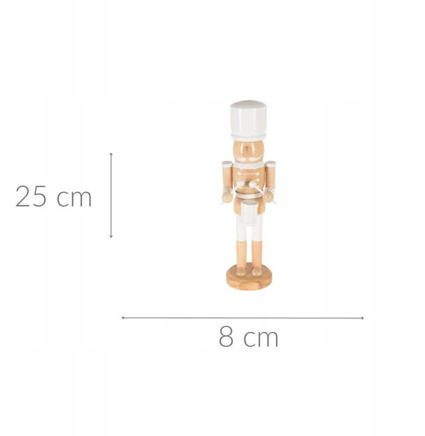 Διακοσμητικός καρυοθραύστης από ξύλο 25 εκ - Home Styling Collection
