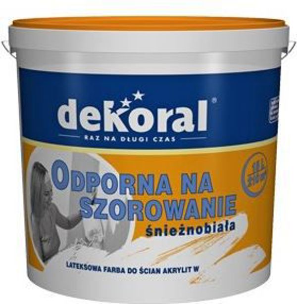Dekoral Akrylit W λευκό 10L