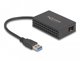 Delock - Netzwerkadapter - USB 3.0 - Gigabit SFP x 1 - Schwarz