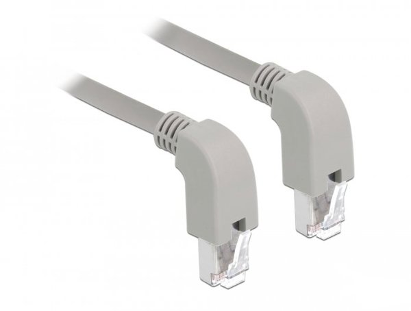 Delock 85877, 1 m, Cat6a, S/FTP (S-STP), RJ-45, RJ-45, Grey