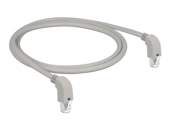 Delock 85877, 1 m, Cat6a, S/FTP (S-STP), RJ-45, RJ-45, Grey
