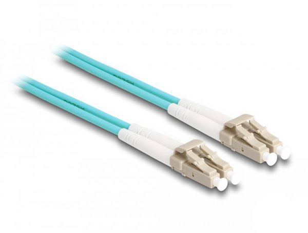 DeLOCK οπτικό καλώδιο με μεταλλική ενίσχυση LC Duplex σε LC Duplex πολυτροπικό OM3, 3 μ